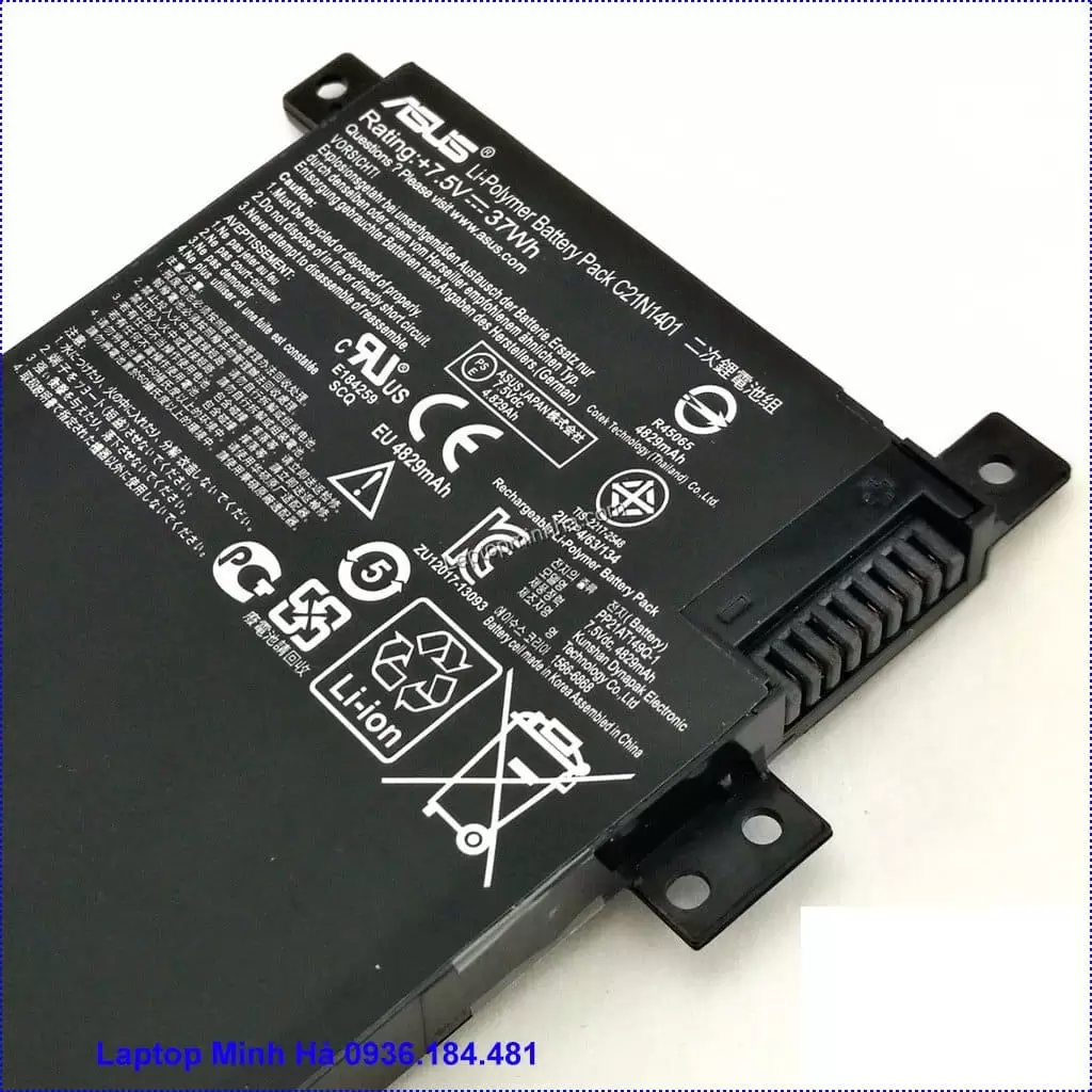  ảnh phóng to thứ   3 của   Pin Asus R455LB